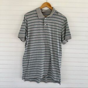 Men's striped polo shirt Size Large‎